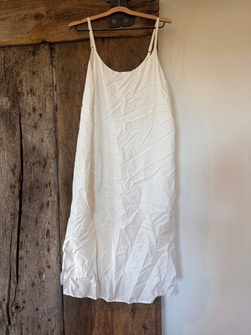 Eileen Fisher White Slip Dress with Tag